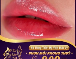 PHUN MÔI PHONG THUỶ 3D CHỈ #909K 