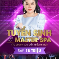 TUYỂN SINH KHÓA HỌC CHĂM SÓC - ĐIỀU TRỊ DA CHUYÊN NGHIỆP TRỌN GÓI TỪ CƠ BẢN ĐẾN NĂNG CAO